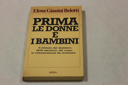 Prima le donne e i bambini - copertina