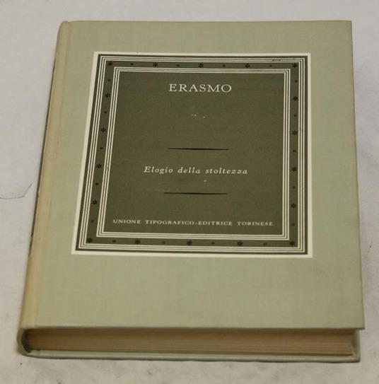 Elogio della stoltezza - Erasmo da Rotterdam - copertina