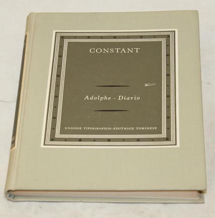 Adolphe. Diario - Benjamin Constant - copertina