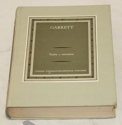 Almeida Garrett. Teatro e narrativa - Almeida Garrett - copertina