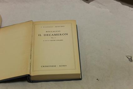 Il Il Decameron Vol.1 - Giovanni Boccaccio - copertina