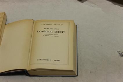 Commedie Scelte - William Shakespeare - copertina