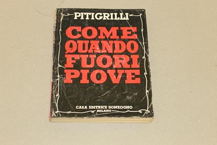 Come quando fuori piove - copertina