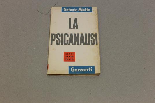 La La psicanalisi - Antonio Miotto - copertina