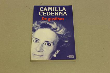 De gustibus - Camilla Cederna - copertina