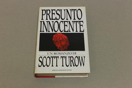 Presunto innocente - Scott Turow - copertina