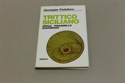 Trittico siciliano - Giuseppe Padellaro - copertina