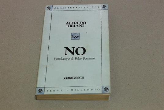 No - Alfredo Oriani - copertina