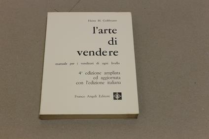 L' L' arte di vendere - Heinz M. Goldmann - copertina