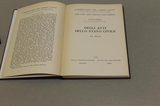 Degli atti dello stato civile - Luigi Ferri - 2
