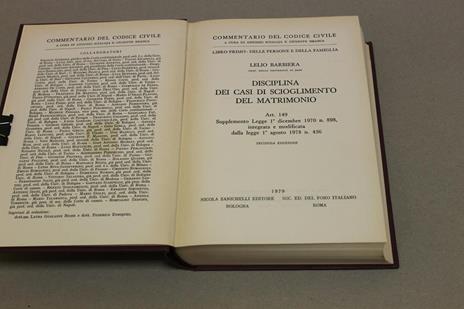 Disciplina dei casi di scioglimento del matrimonio - Lelio Barbiera - 2