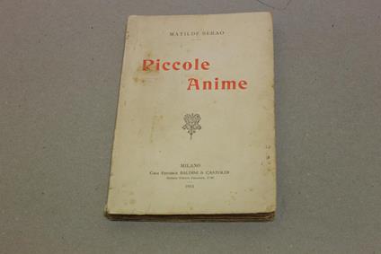 Piccole anime - Matilde Serao - copertina