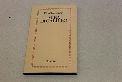 Alba di Galileo - Pico Tamburini - copertina