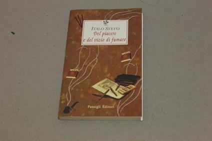 Del piacere e del vizio di fumare - Italo Svevo - copertina