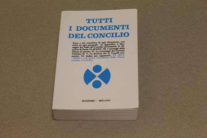 Tutti i documenti del Concilio - copertina