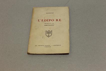 L' L' Edipo re - Sofocle - copertina