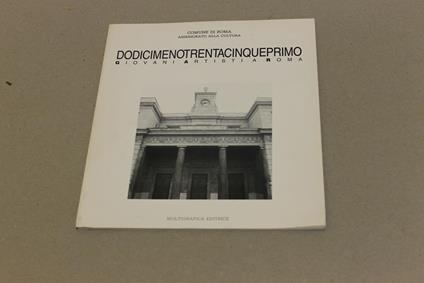Dodicimenotrentacinqueprimo - copertina