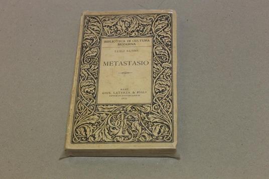 Metastasio - Luigi Russo - copertina