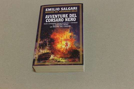 avventure del Corsaro Nero - Emilio Salgari - copertina