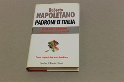 Padroni d'Italia - Roberto Napoletano - copertina