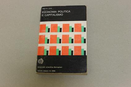 Economia politica e capitalismo - Maurice Dobb - copertina