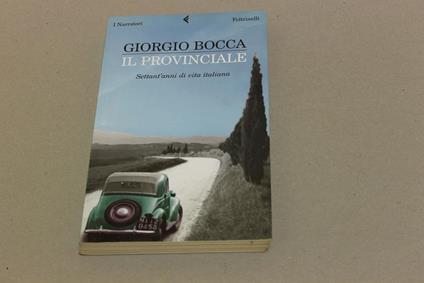 Il Il provinciale - Giorgio Bocca - copertina