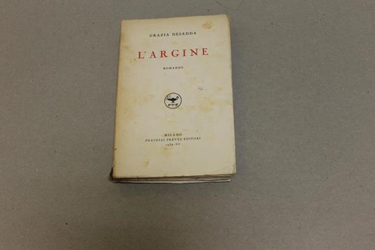 L' L' argine - Grazia Deledda - copertina
