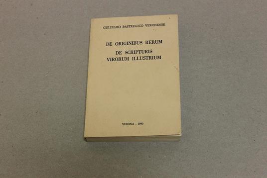 De originibus rerum e De scripturis virorum illustrium - copertina