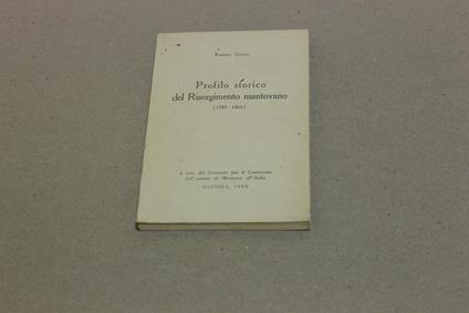 Profilo storico del Risorgimento mantovano - copertina