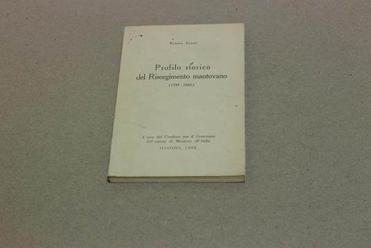 Profilo storico del Risorgimento mantovano - copertina