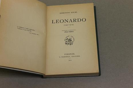 Leonardo - Edmondo Solmi - 2