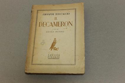 Il Il Decameron - Giovanni Boccaccio - copertina