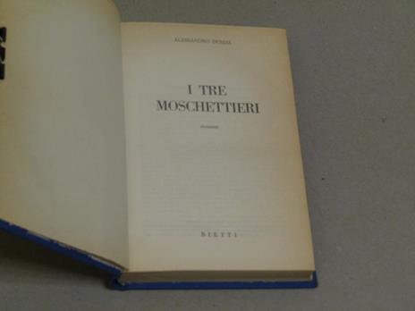 I I tre moschettieri - Alexandre Dumas - copertina