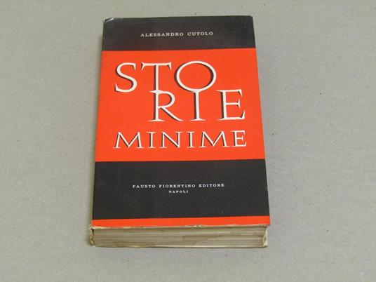 Storie minime - Alessandro Cutolo - copertina
