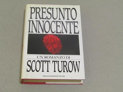 Presunto innocente - Scott Turow - copertina