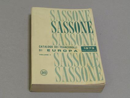 Sassone Catalogo Di Francobolli Di Europa Volume Ii. - copertina