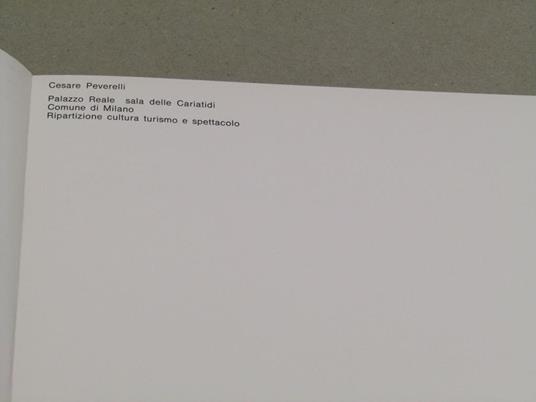 Peverelli - copertina