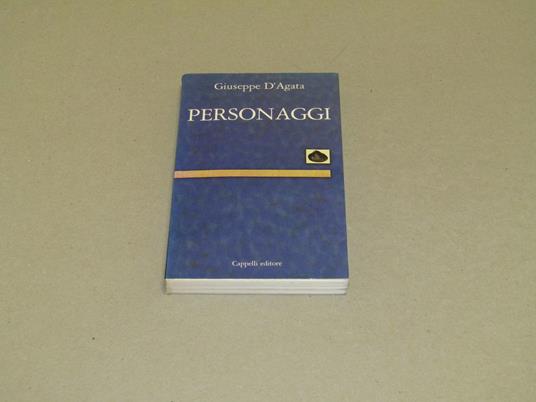 Personaggi - Giuseppe D'Agata - copertina