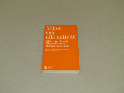 Ode Alla Natività - Giovanni Milton - copertina