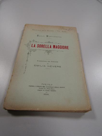 La La Sorella Maggiore - Paolo Margueritte - copertina