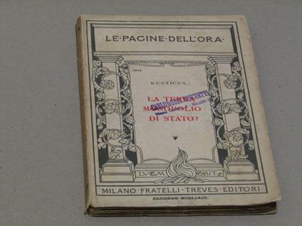 La La Terra Monopolio Di Stato? - Rusticus - copertina
