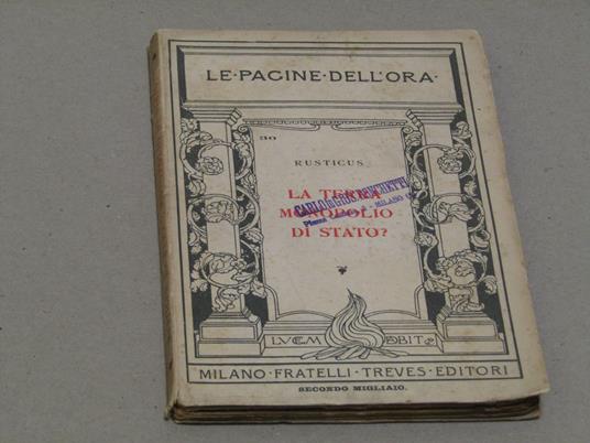 La La Terra Monopolio Di Stato? - Rusticus - copertina