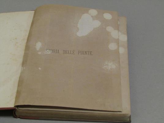 Storia Delle Piante - Luigi Figuier - copertina