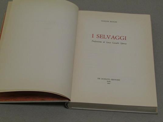 I I Selvaggi - Gianni Roghi - copertina
