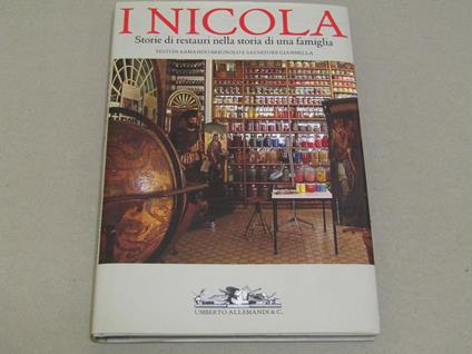 I I Nicola Storie Di Restauri Nella Storia Di Una Famiglia.Torinoumberto Allemandi2009 - Armando Brignolo - copertina