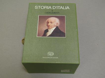 Storia D'italia Vol. 5: I Documenti - Vol 2* + 2** + Cofanetto - copertina