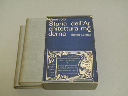 Storia Dell'Architettura Moderna - Leonardo Benevolo - copertina