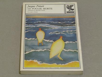 Le Le foglie morte. Testo originale a fronte - Jacques Prévert - copertina