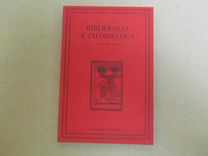 Bibliologia E Informatica - copertina