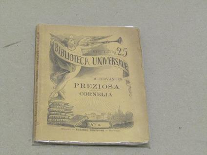Preziosa e Cornelia - Miguel de Cervantes - copertina
